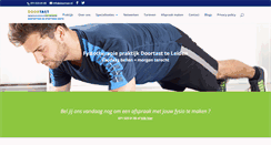 Desktop Screenshot of doortastfysiotherapieleiden.nl